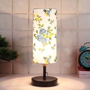 Table Lamps Design Margaret Iron Table Lamp With Multicolor Cotton Shade