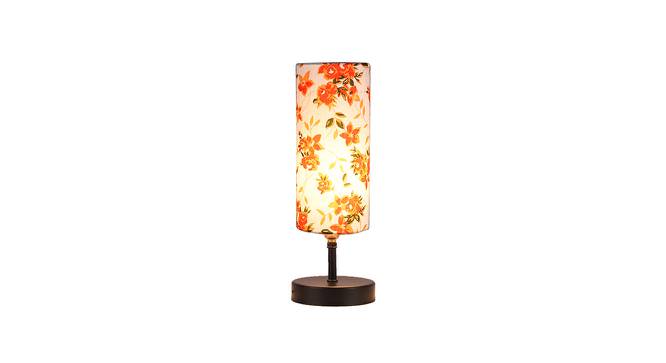 Remi Iron Table Lamp With Multicolor Cotton Shade by Urban Ladder - Design 1 Side View - 738352