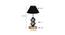 Logan Black Cotton Table Lamp With Wood And Iron Base (Black) by Urban Ladder - Design 1 Dimension - 738399