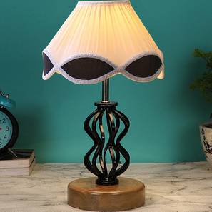 Brynn Vintage Multicolor Shade Table Lamp With Wood And Iron Base-image-45