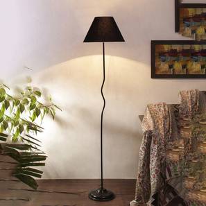 devansh Quinn Black Cotton Shade With Iron Floor Lamp-picture-25
