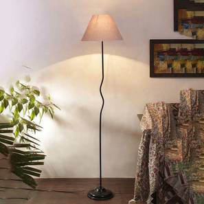 Rosie Grey Cotton Shade With Iron Floor Lamp-image-16