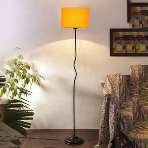 Mabel Yellow Cotton Shade With Iron Floor Lamp-image-18