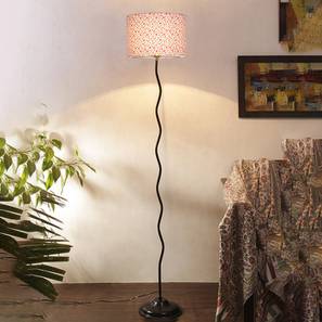 Hadley Zig Zag Iron Floor Lamp With Cotton Drum Multicolor Shade-image-7