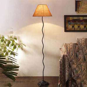 Jolie Zig Zag Iron Floor Lamp With Jute Conical Beige Shade-image-29