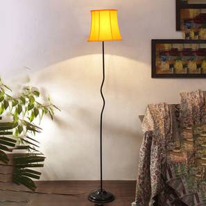 Maisie Yellow Cotton Shade With Iron Floor Lamp-image-38