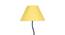 Ida Zig Zag Iron Floor Lamp With Cotton Conical Yellow Shade (Yellow) by Urban Ladder - Ground View Design 1 - 738544