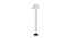 Poppy Off-White Cotton Shade With Iron Floor Lamp (White) by Urban Ladder - Front View Design 1 - 738581