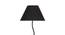 Harley Zig Zag Iron Floor Lamp With Cotton Conical Black Shade (Black) by Urban Ladder - Ground View Design 1 - 738593