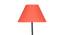 Rebel Orange Cotton Shade With Iron Floor Lamp (Orange) by Urban Ladder - Ground View Design 1 - 738600