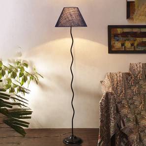 Kira Zig Zag Iron Floor Lamp With Jute Conical Blue Shade-image-32