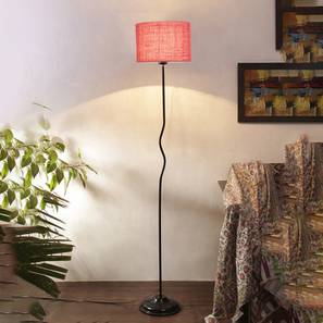 Minnie Pink Jute Shade With Iron Floor Lamp-image-41