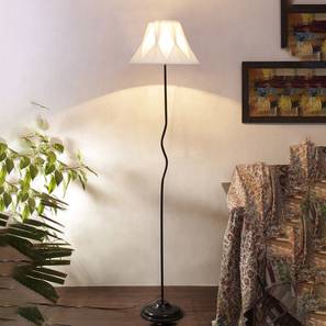 Tallulah Off-White Cotton Shade With Iron Floor Lamp-image-36