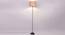Mila Grey Cotton Shade With Iron Floor Lamp (Grey) by Urban Ladder - Design 1 Side View - 738640