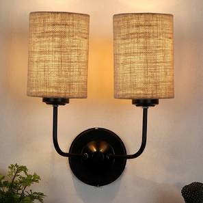 Chance Dual Beige Jute Wall mounted Lamp Iron Base-image-46