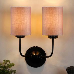 Cruz Dual Grey Cotton Wall Mounted Lamp Iron Base-image-47
