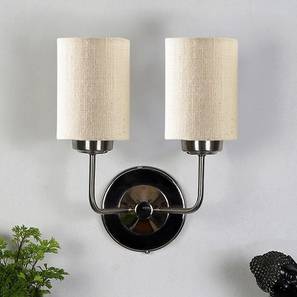 Max Dual Yellow cotton Wall mounted Lamp Steel Base-image-43