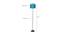 Lola Turquoise Blue Jute Shade With Iron Floor Lamp (Blue) by Urban Ladder - Design 1 Dimension - 738703