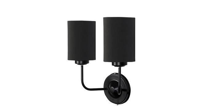 Calloway Dual Black cotton Wall mounted Lamp with Iron Base by Urban Ladder - Front View Design 1 - 738731