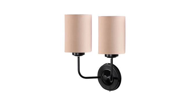 Cruz Dual Grey Cotton Wall Mounted Lamp Iron Base by Urban Ladder - Front View Design 1 - 738734