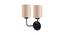 Cruz Dual Grey Cotton Wall Mounted Lamp Iron Base by Urban Ladder - Front View Design 1 - 738734