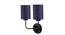 Dexter Dual Blue Jute Wall Mounted Lamp Iron Base by Urban Ladder - Front View Design 1 - 738735