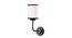 Fox White & Black cotton Wall mounted Lamp Iron Base by Urban Ladder - Front View Design 1 - 738742