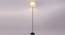 Joss Zig Zag Iron Floor Lamp With Jute Conical White Shade (White) by Urban Ladder - Design 1 Side View - 738756