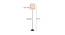 Gwendolyn Zig Zag Iron Floor Lamp With Cotton Drum Multicolor Shade by Urban Ladder - Design 1 Dimension - 738766