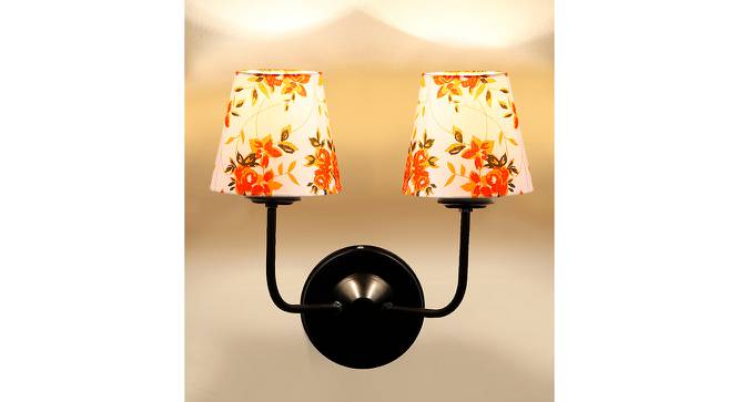 Bruno Dual Multicolor cotton shade wall mounted lamp with iron base by Urban Ladder - Design 1 Side View - 738789