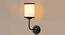 Fox White & Black cotton Wall mounted Lamp Iron Base by Urban Ladder - Design 1 Side View - 738810