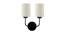 Buster Dual Off White Cotton Wall Mounted Lamp with Iron Base by Urban Ladder - Ground View Design 1 - 738848