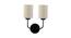 Colton Dual White Jute Wall mounted Lamp Iron Base by Urban Ladder - Ground View Design 1 - 738851