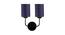 Dexter Dual Blue Jute Wall Mounted Lamp Iron Base by Urban Ladder - Ground View Design 1 - 738853