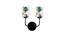 Donovan Dual Multicolor cotton shade wall mounted lamp with iron base by Urban Ladder - Ground View Design 1 - 738854