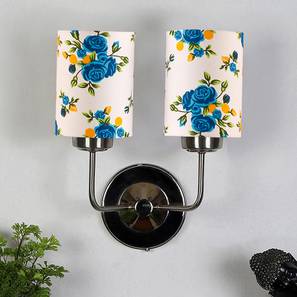 devansh Rhett Dual Multicolor cotton shade wall mounted lamp with Steel Base-picture-18
