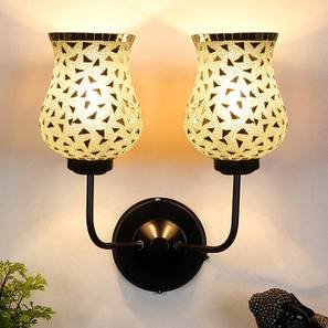 Winston Dual Multicolor Mosaic Glass Wall Mounted Lamp with Iron Base-image-21