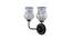 Aerilyn Dual Multicolor Mosaic Glass Wall Mounted Lamp with Iron Base by Urban Ladder - Front View Design 1 - 738924