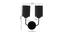 Calloway Dual Black cotton Wall mounted Lamp with Iron Base by Urban Ladder - Design 1 Dimension - 738931