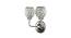 Weyeneth Dual Multicolor Mosaic Glass Wall Mounted Lamp with Steel Base by Urban Ladder - Front View Design 1 - 738939