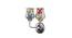 Andre Dual Multicolor Mosaic Glass Wall Mounted Lamp with Steel Base by Urban Ladder - Front View Design 1 - 738953