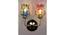 Andre Dual Multicolor Mosaic Glass Wall Mounted Lamp with Steel Base by Urban Ladder - Design 1 Side View - 739001
