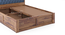 Avon Solid Wood Box Storage Bed (Teak Finish, King Bed Size, Lapis Blue) by Urban Ladder - Dimension - 