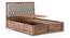 Avon Solid Wood Box Storage Bed (Teak Finish, King Bed Size, Flint Grey Futon) by Urban Ladder - Top Image - 