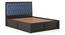 Avon Solid Wood Box Storage Bed (Mahogany Finish, King Bed Size, Lapis Blue) by Urban Ladder - Storage Image - 