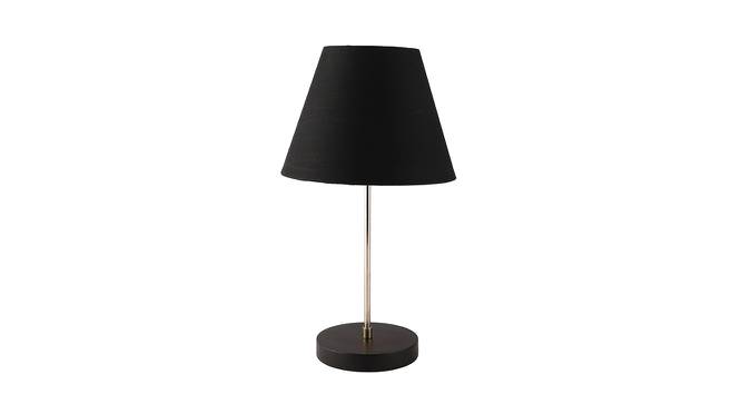 Colwyn Black Table Lamp with Metal Base (Black) by Urban Ladder - Front View Design 1 - 739641