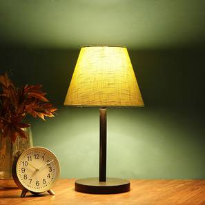 Collections New In Manesar Design Henry Green Texture Table Lamp with Metal Base (Green)