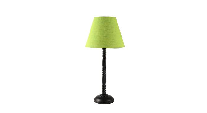 Jackie Green Texture Table Lamp with Metal Base (Green) by Urban Ladder - Front View Design 1 - 739706