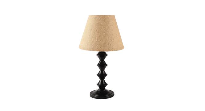 Cadewyn Jute Table Lamp with Metal Base (Brown) by Urban Ladder - Front View Design 1 - 739712