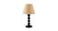Cadewyn Jute Table Lamp with Metal Base (Brown) by Urban Ladder - Front View Design 1 - 739712